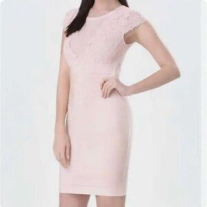 NWT Bebe dress. Size small blush color